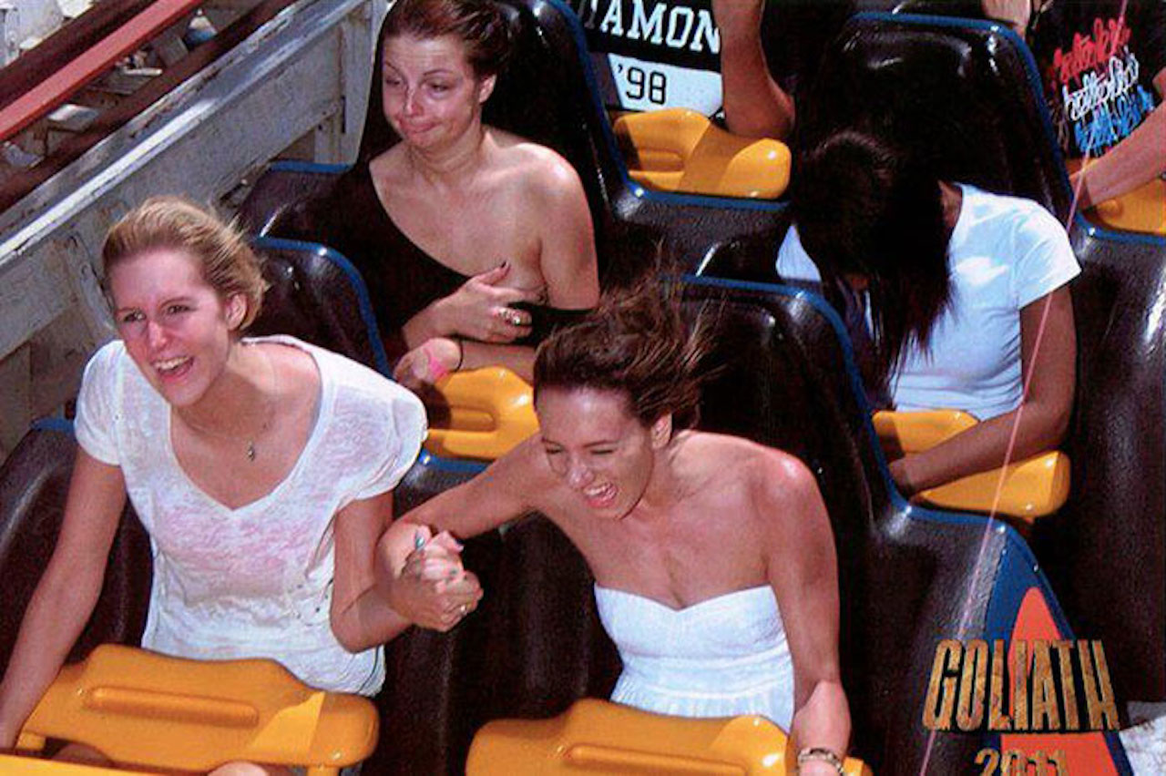 Nipple slip rollercoaster