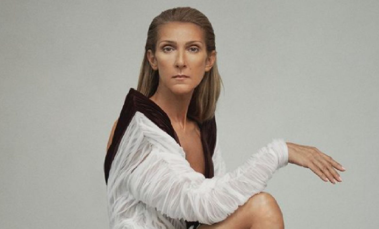 Céline Dion “So Caliente” in a Leopard bra on Instagram