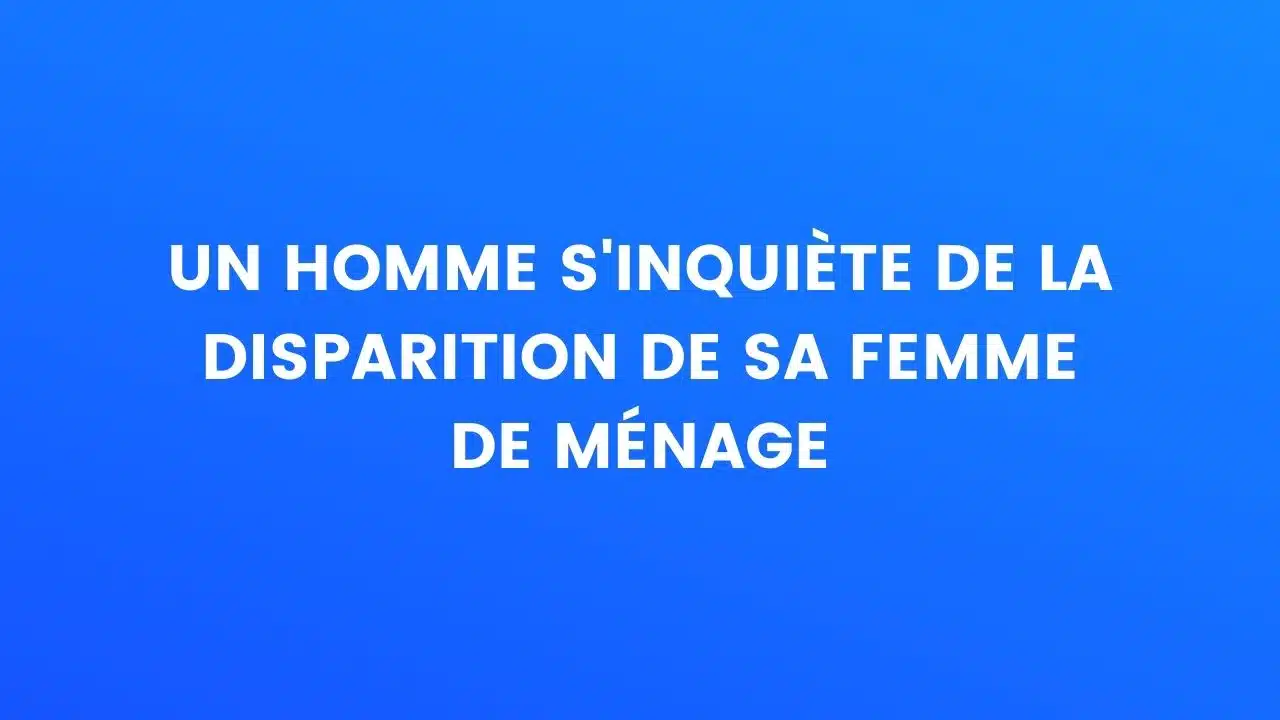blague disparition