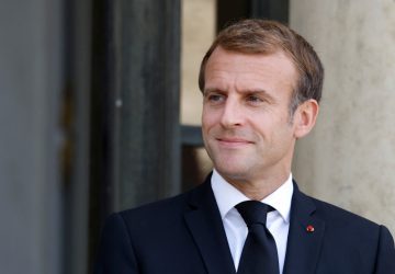 emmanuel Macron satisfait