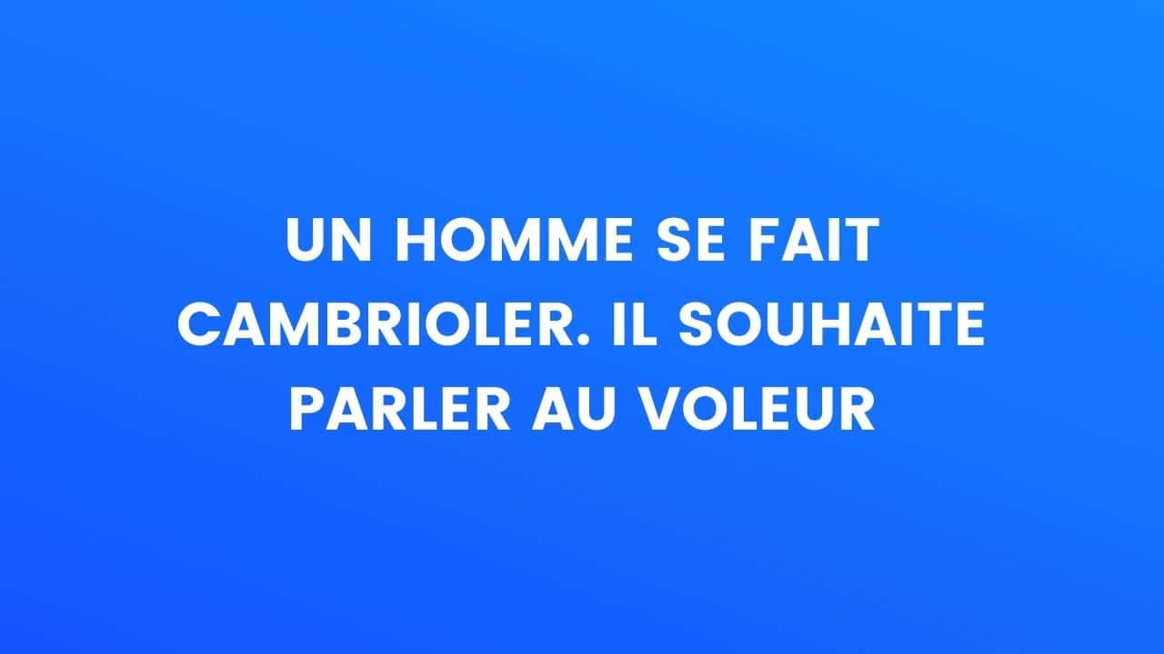 maison et vol