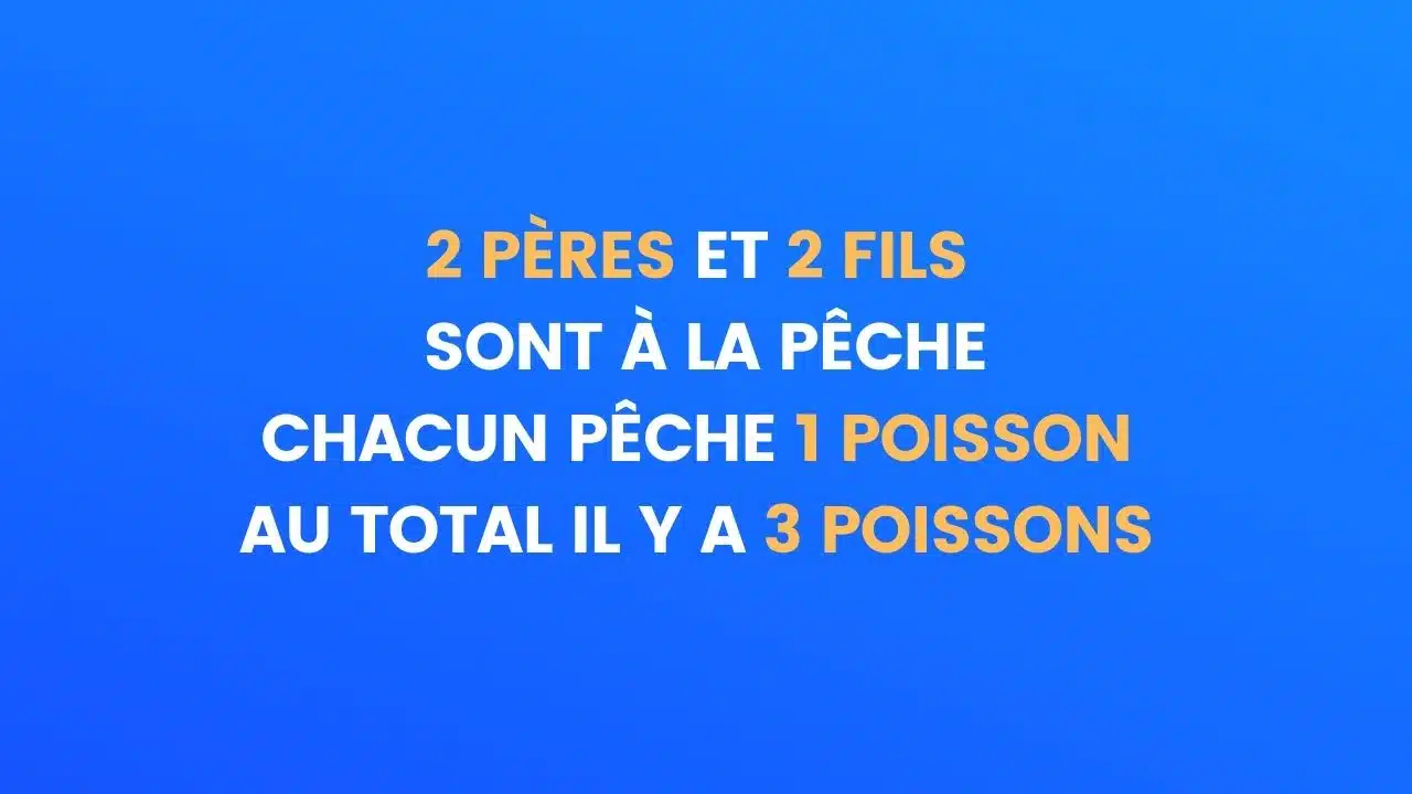 énigme pêche