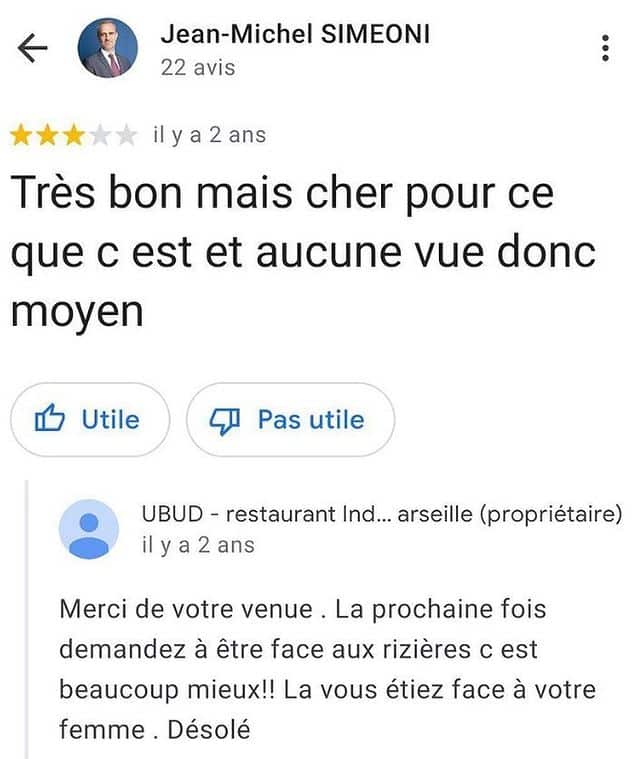 Restaurants, magasins, hôtels Ces avis clients sont vraiment les plus drôles