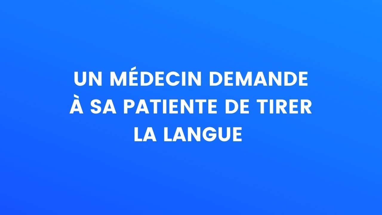 blague médecin
