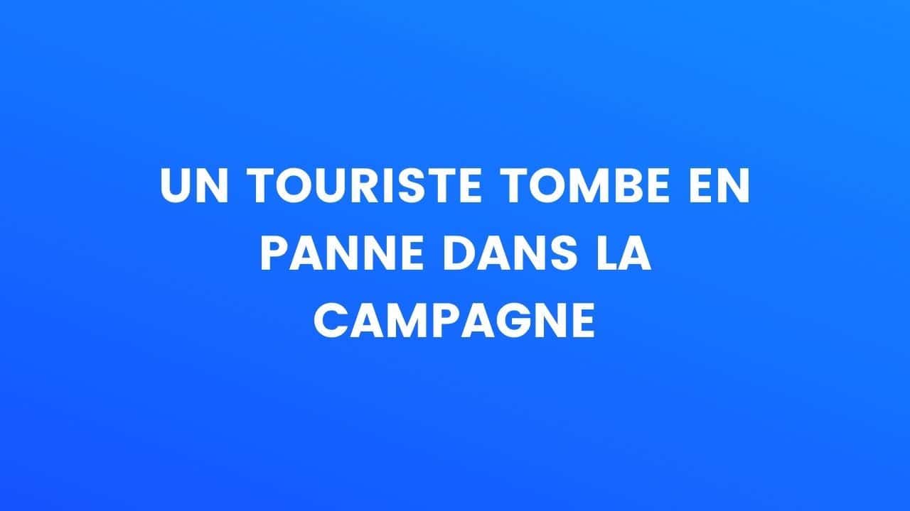 blague touriste
