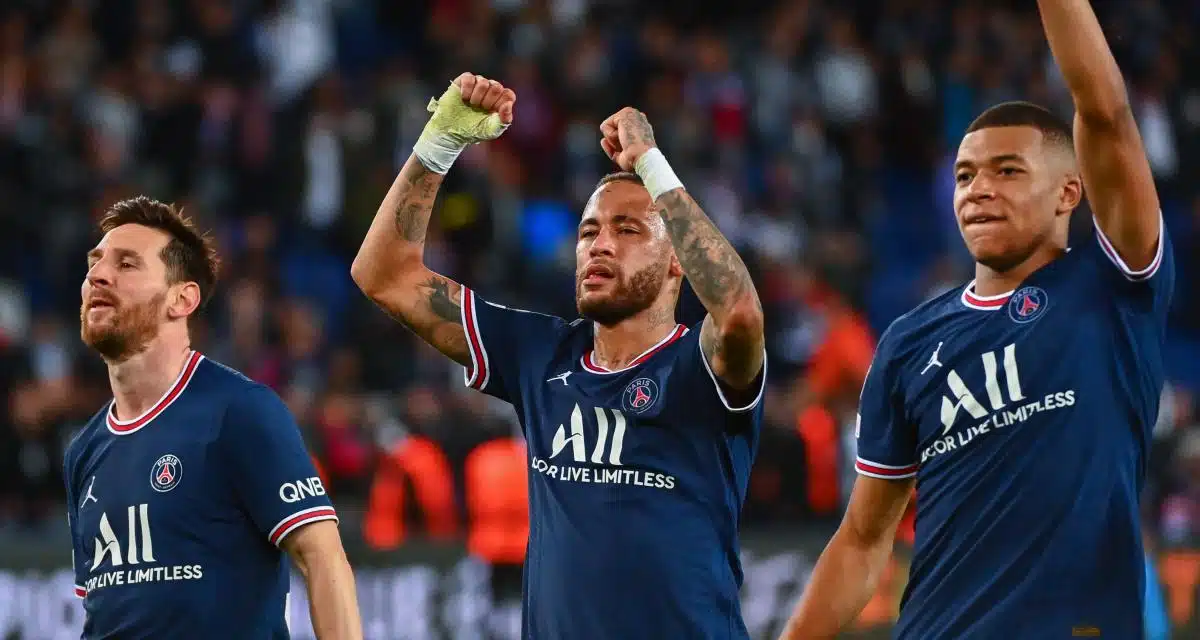 Mbappé Messi Neymar