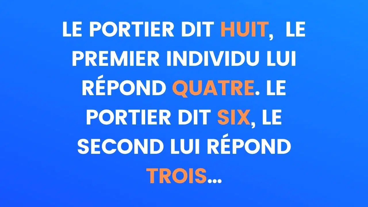enigme portier