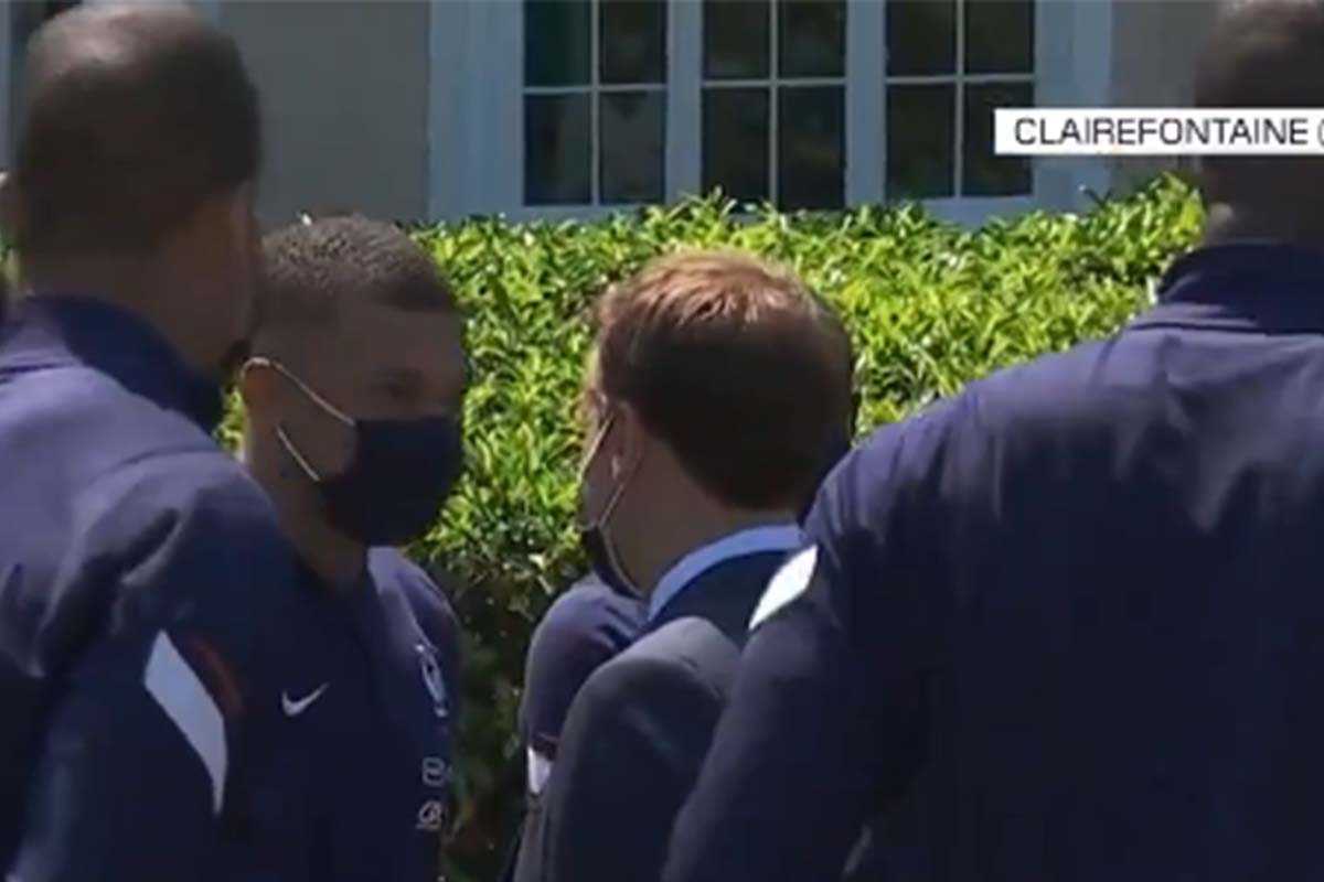 kylian mbappe emmanuel macron merci vaccin