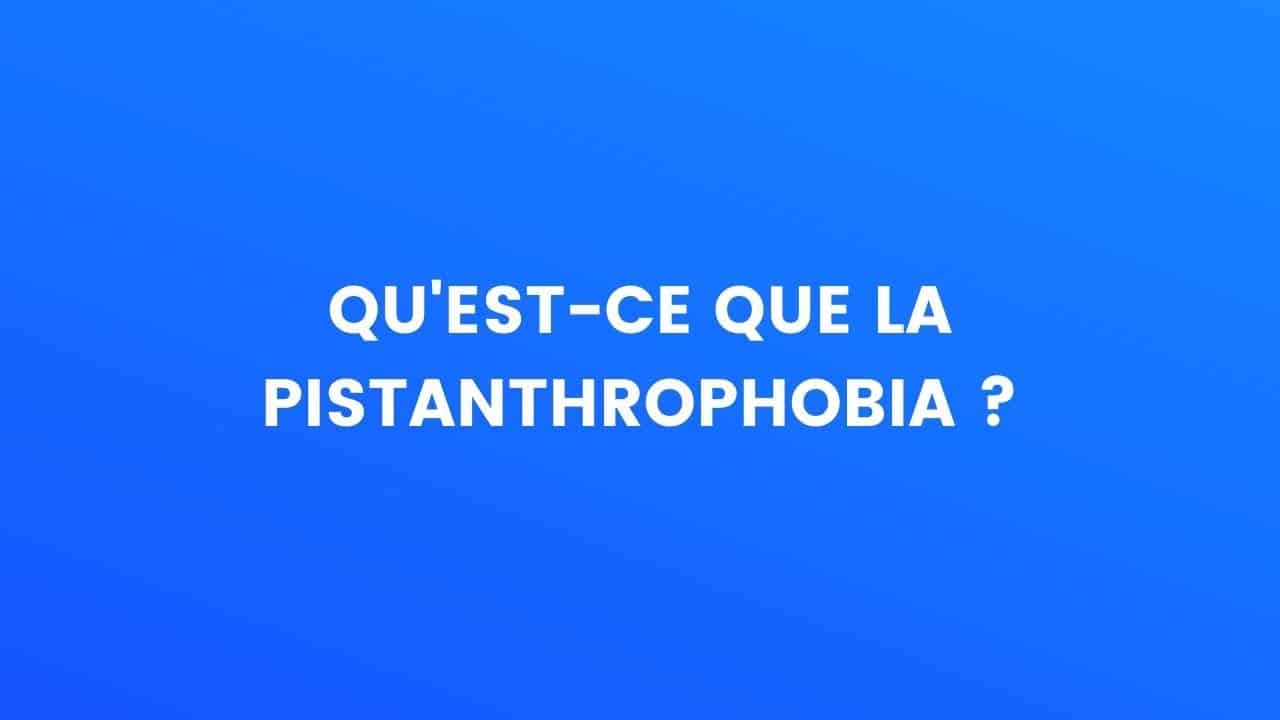 le saviez vous pistanthrophobia