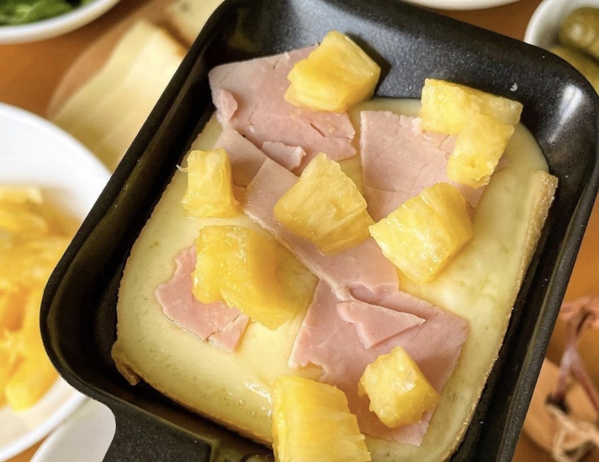 raclette ananas