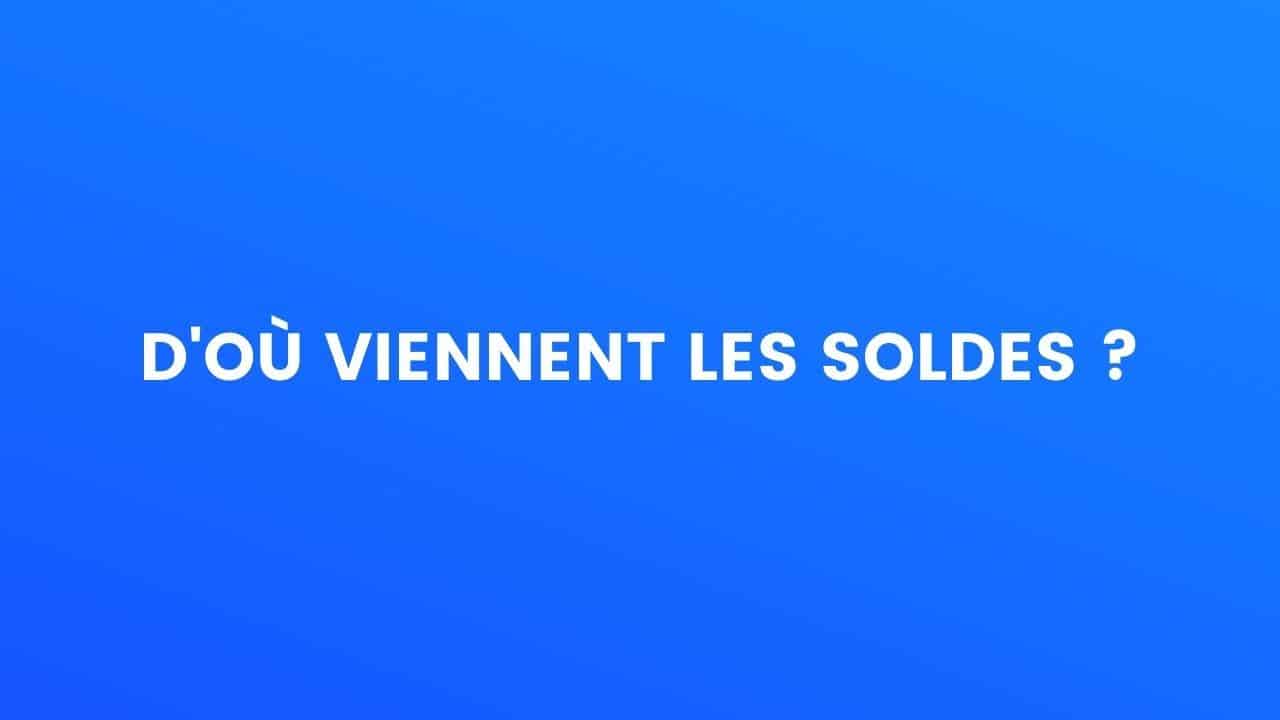 le saviez vous soldes