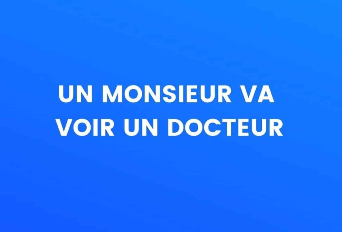 blague docteur