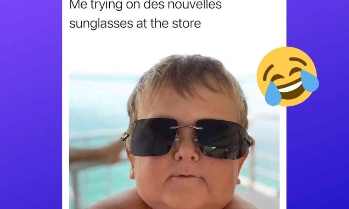 Sunglasses drôle