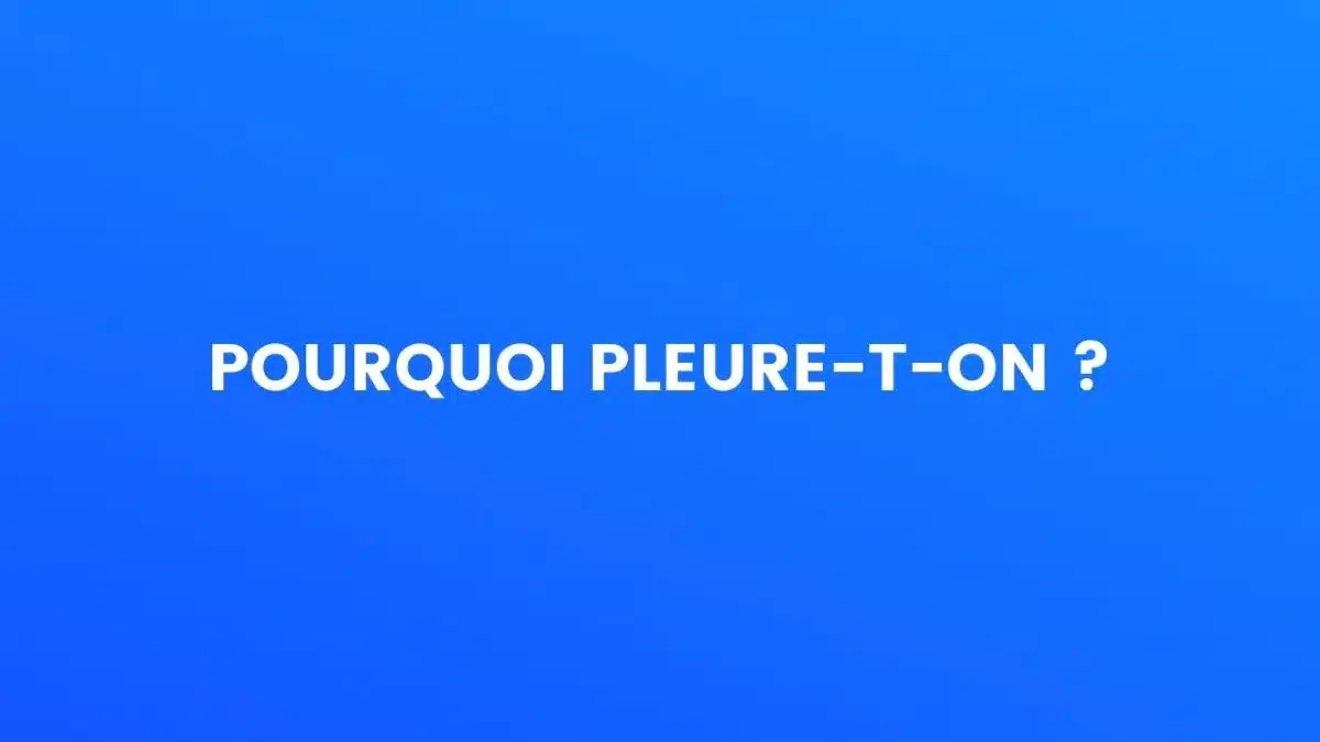 pleurs