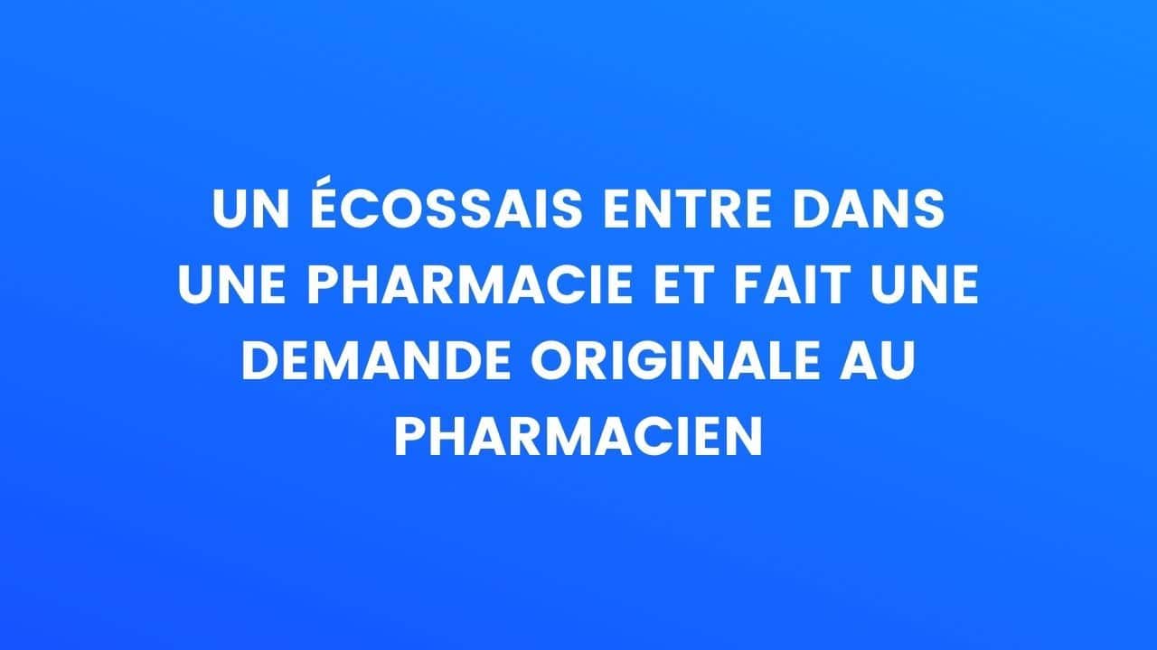 blague écossais