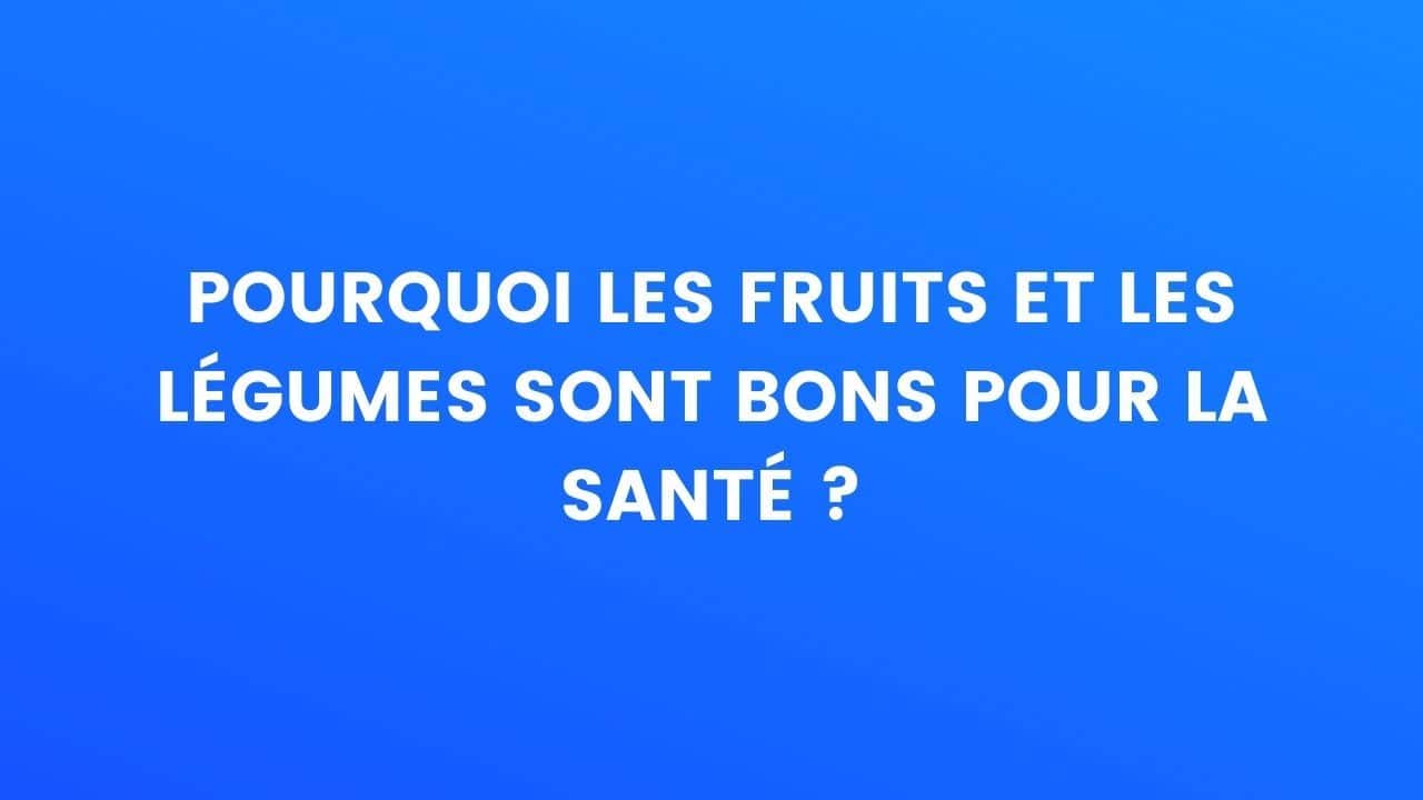 fruits légumes
