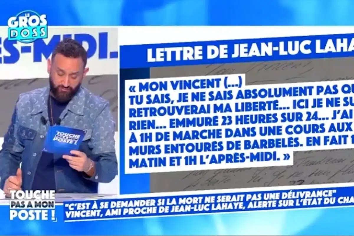 lettre jean luc lahaye tpmp prison