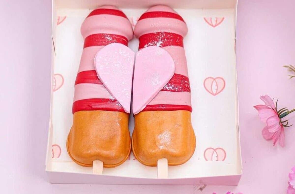Saint-Valentin gaufres coquines