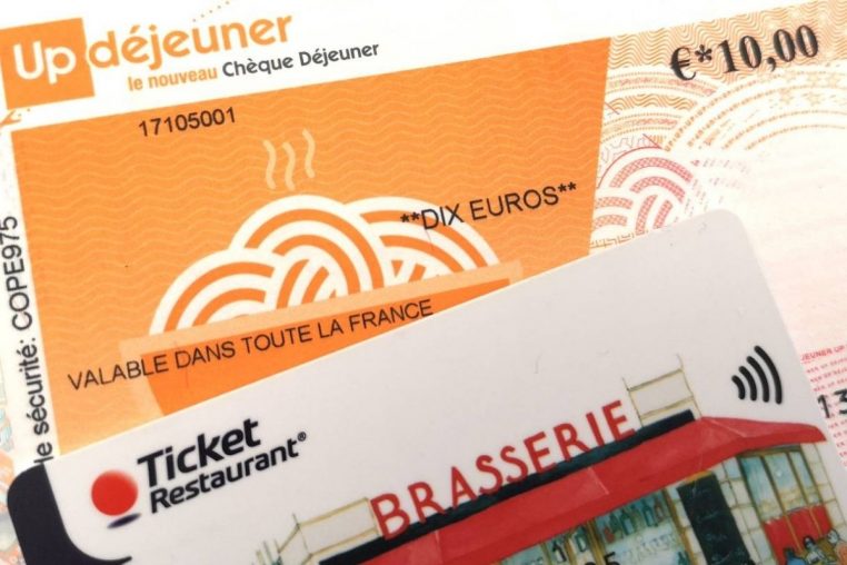 tickets restaurants plafond argent