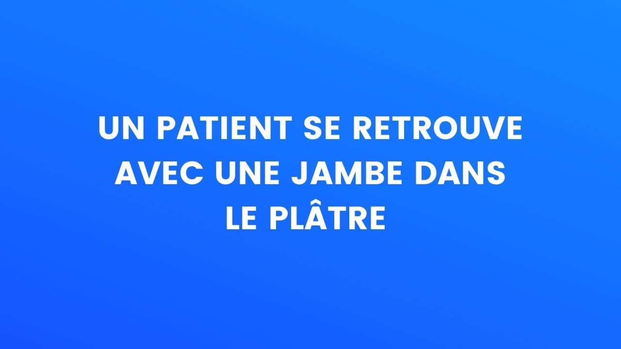 blague jambe