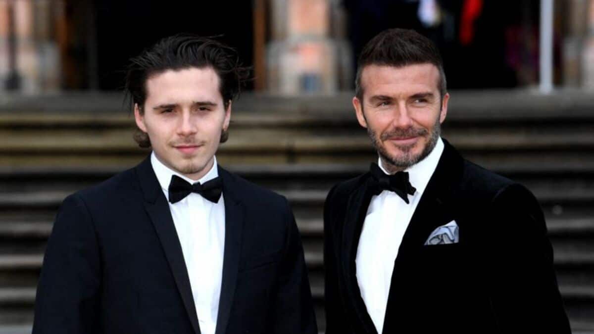 David Beckam et Brooklyn mariage