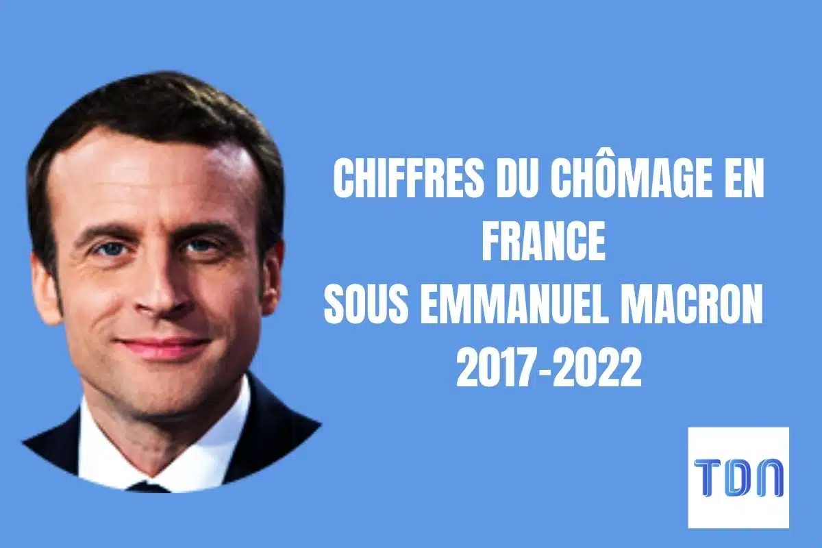 chiffres chomage france bilan quinquennat mandat emmanuel macron