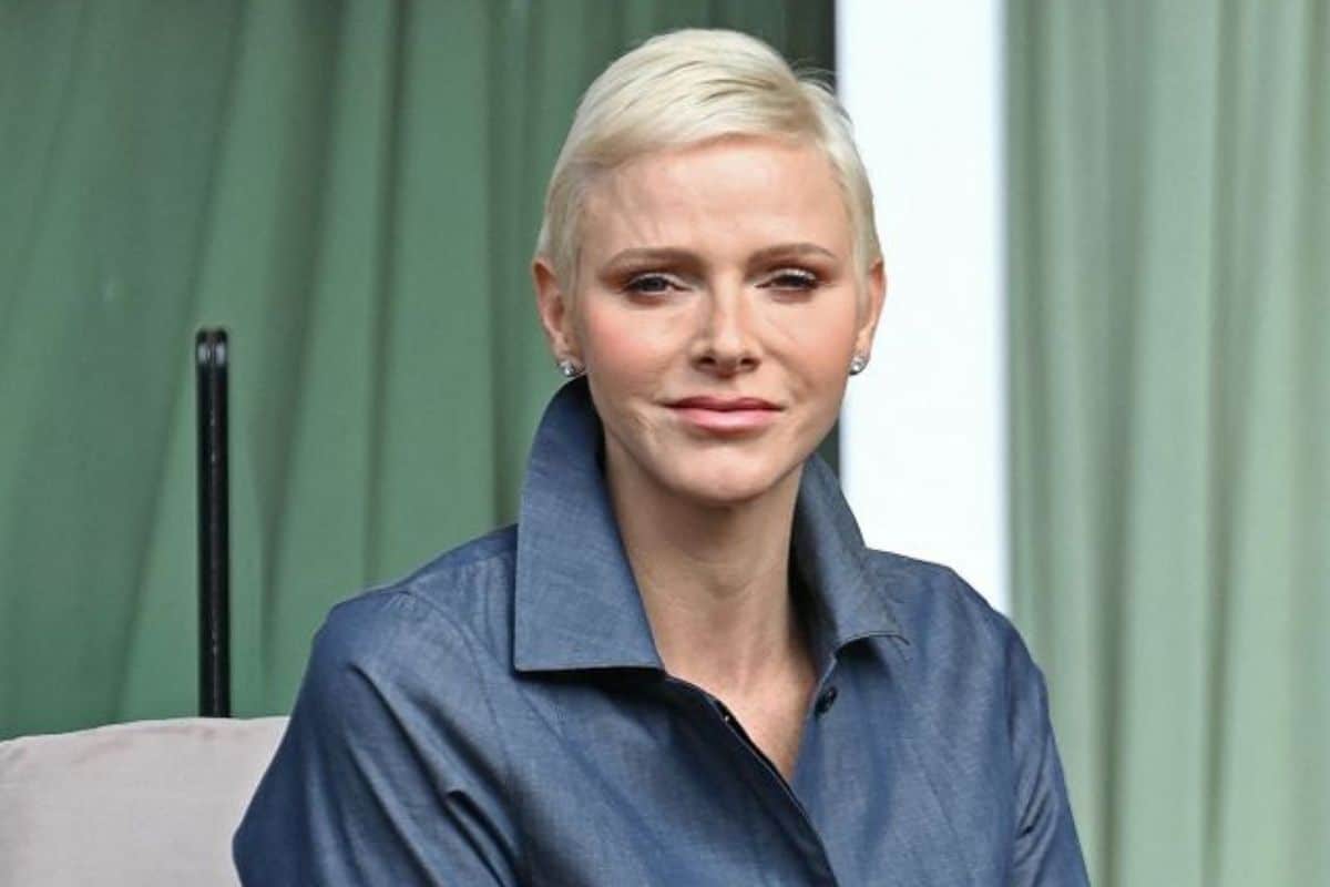 retour charlene de monaco detail physique gabriella