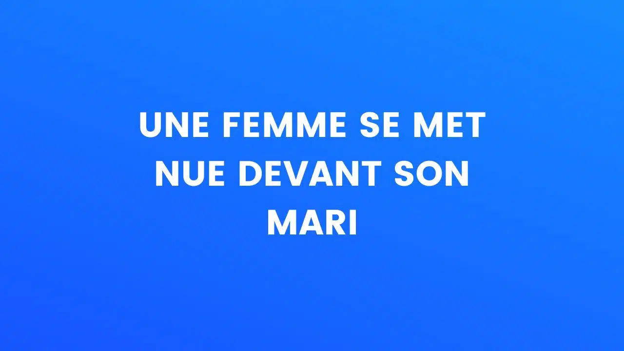 Blague femme nue