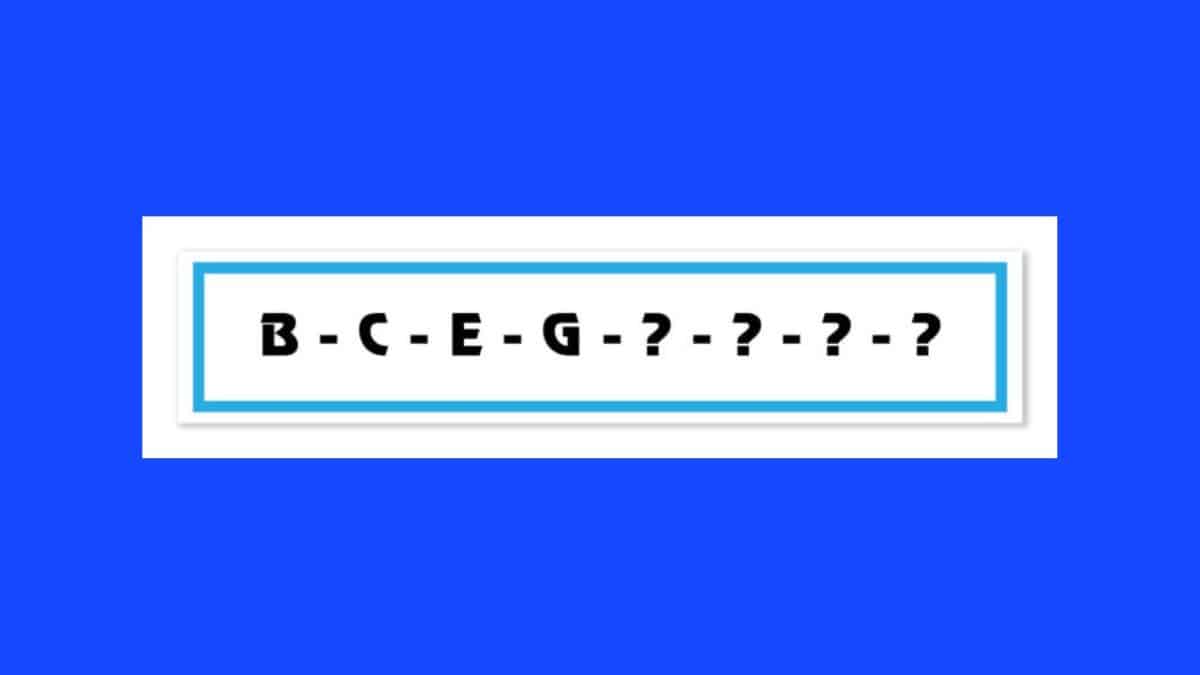 Enigme sur une suite logique