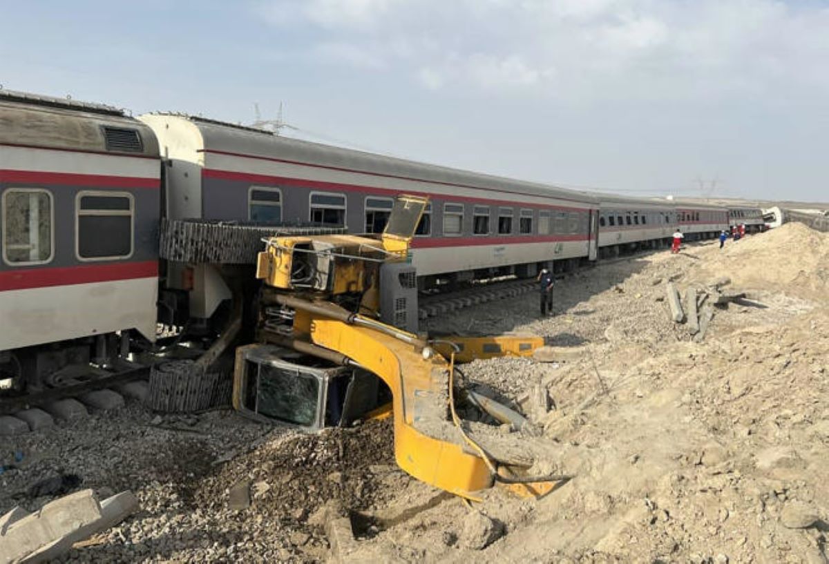 Train qui deraille Iran