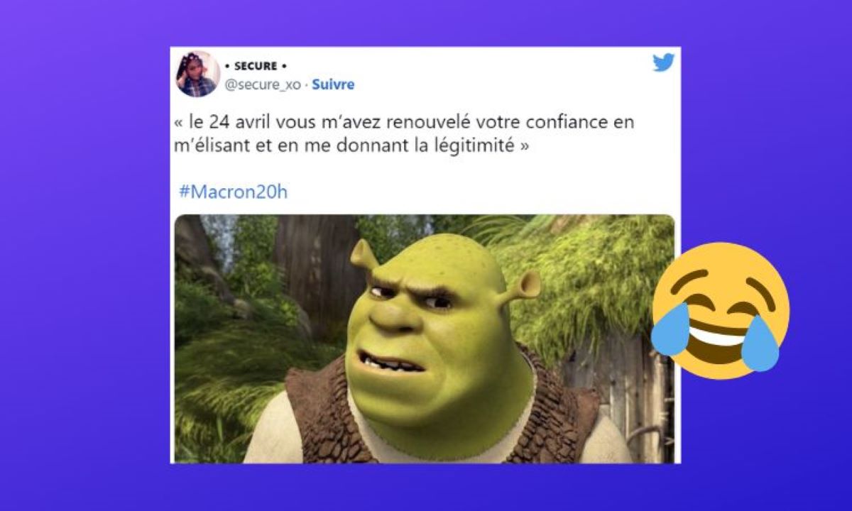 Tweets macron allocution