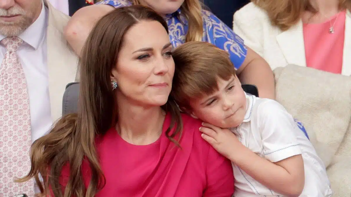 kate middleton sort silence louis