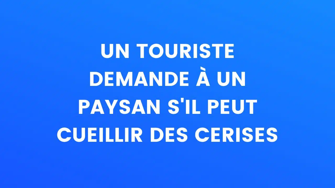 blague cerise