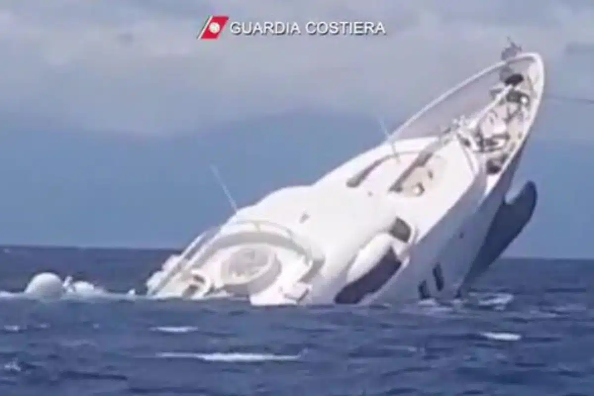 naufrage yacht luxe