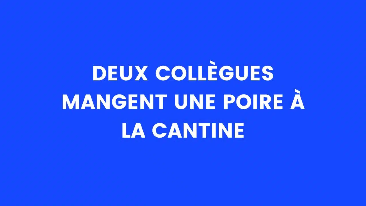 collègue poire