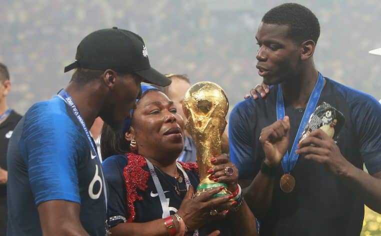 Paul Pogba famille coupe du monde 2018 football