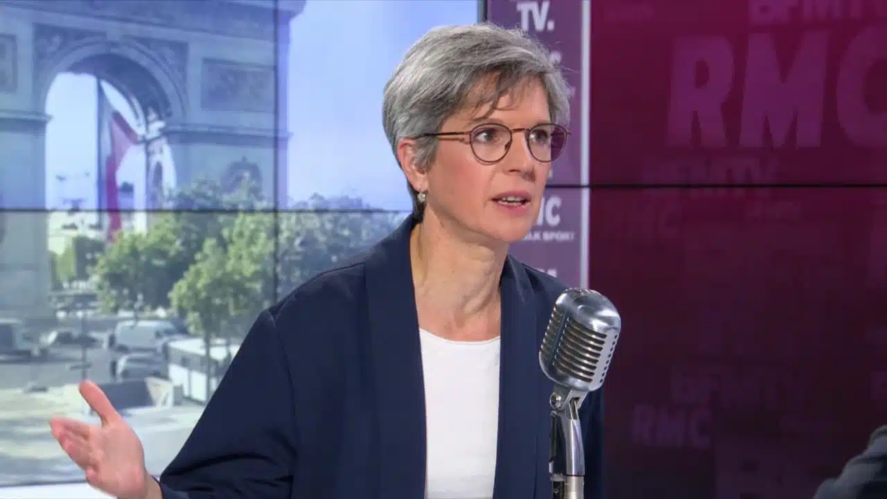Sandrine Rousseau plateau tv