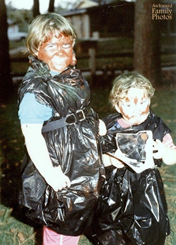 déguisement halloween poubelles enfants