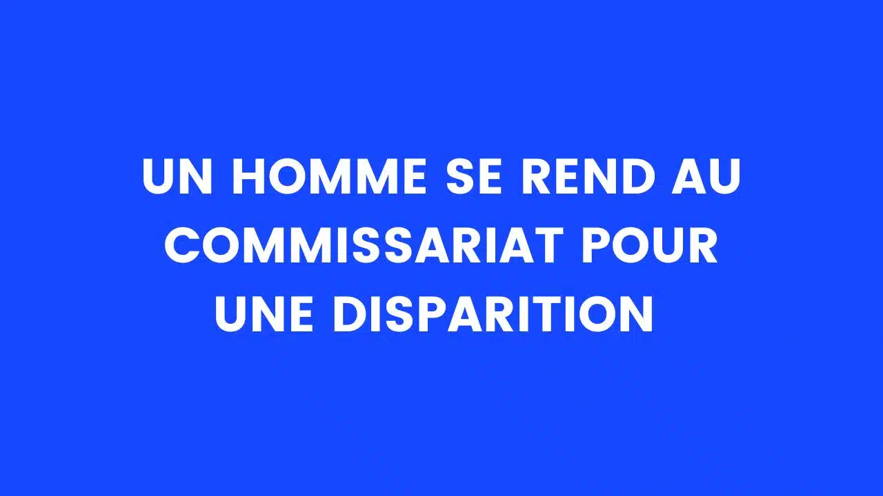 blague disparition
