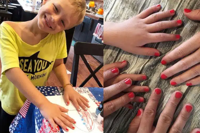 papa defense fils vernis ongles (1)