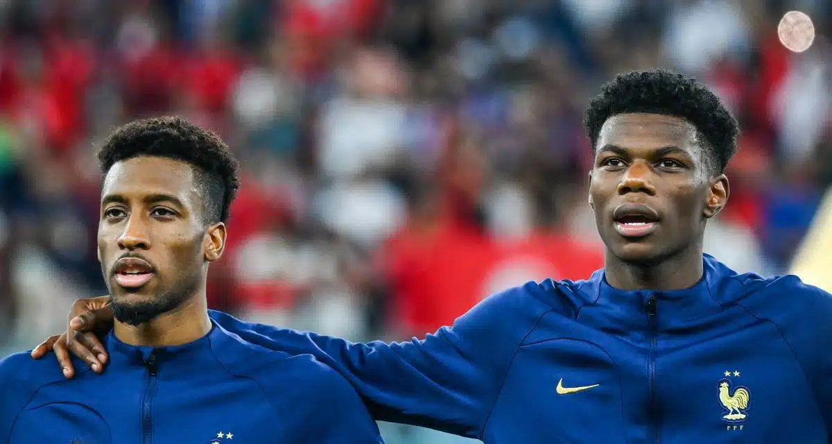 equipe de france football racisme fff tchouameni coman
