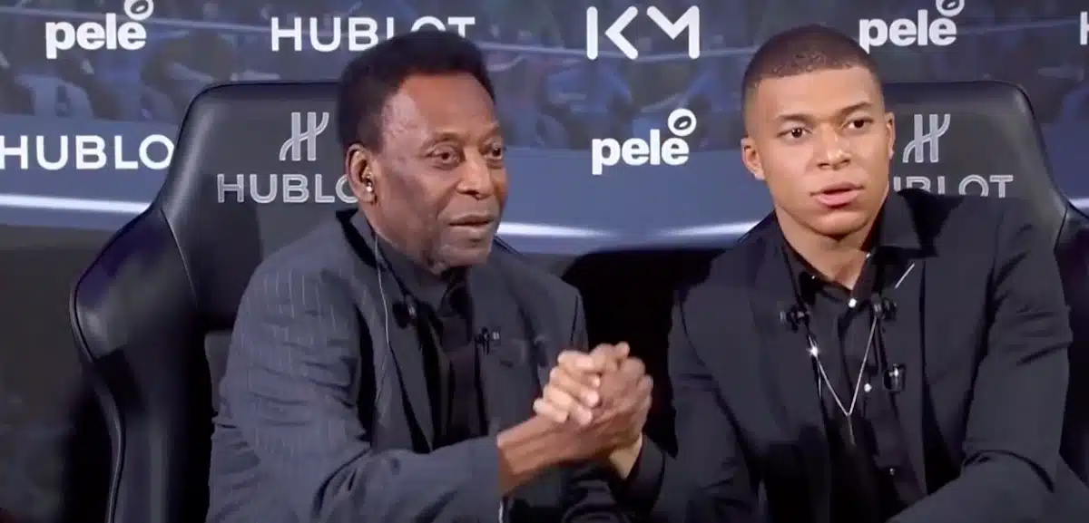 Pelé rencontre Mbappé