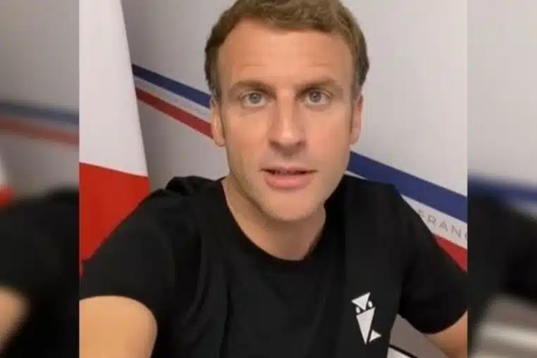 emmanuel macron tiktok reseau social (1)