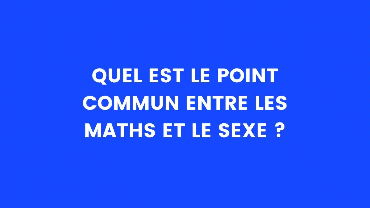 blague maths