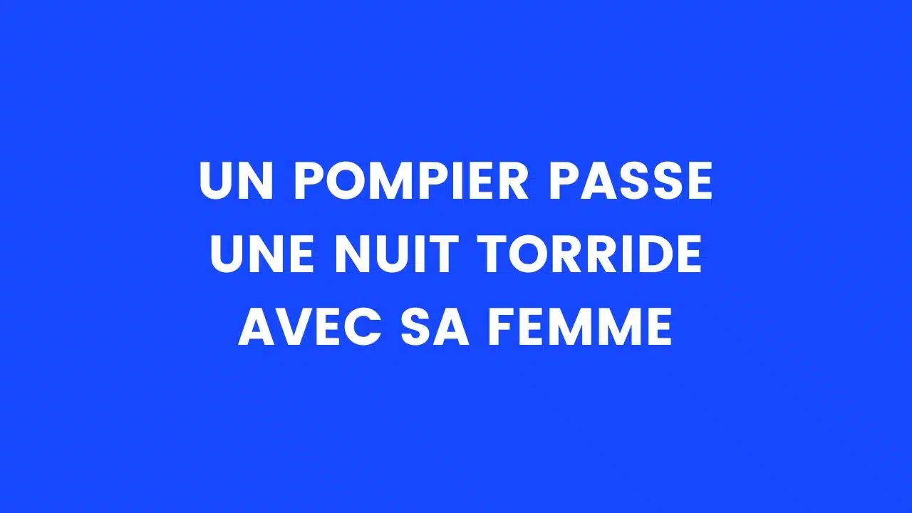 blague pompier