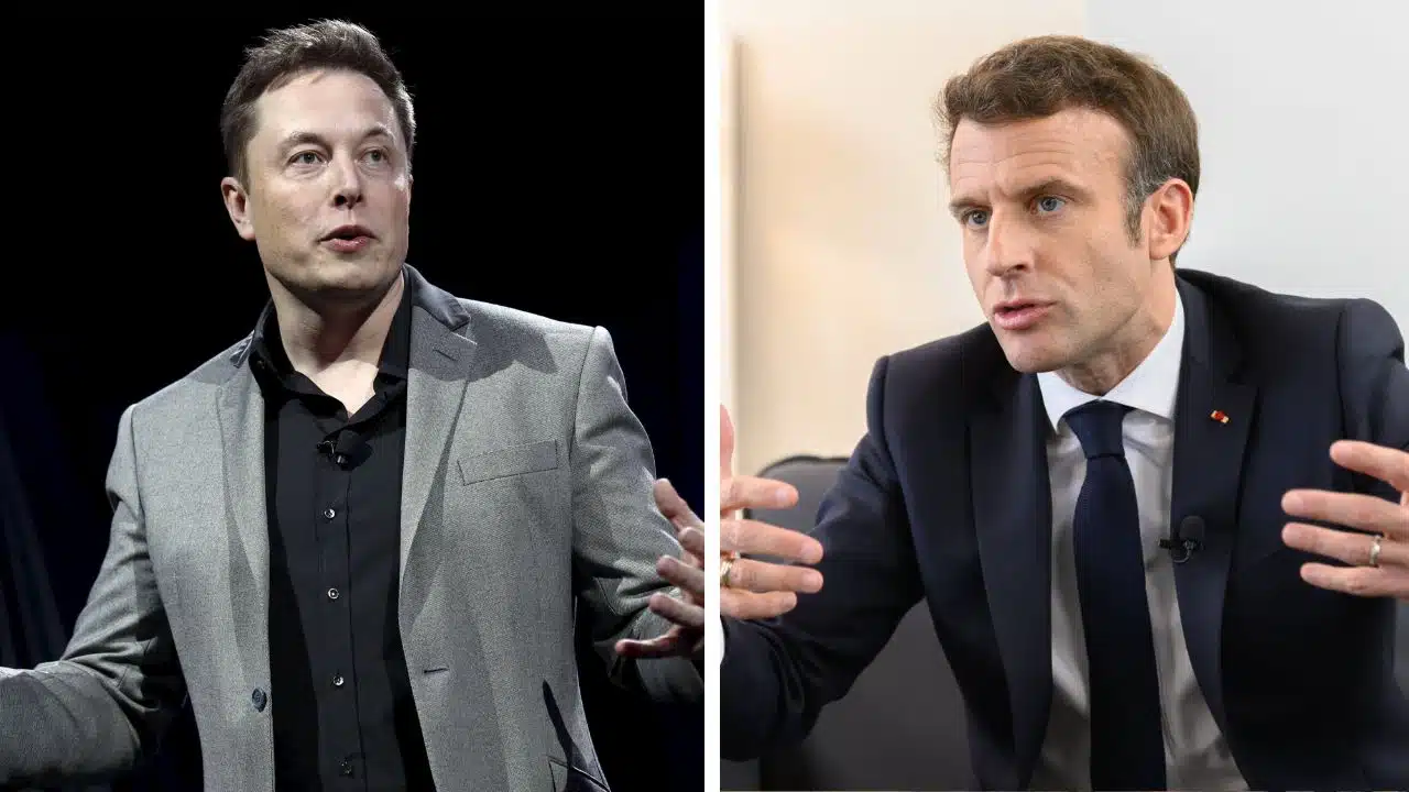 emmanuel macron elon musk tesla twitter reforme des retraites france politique