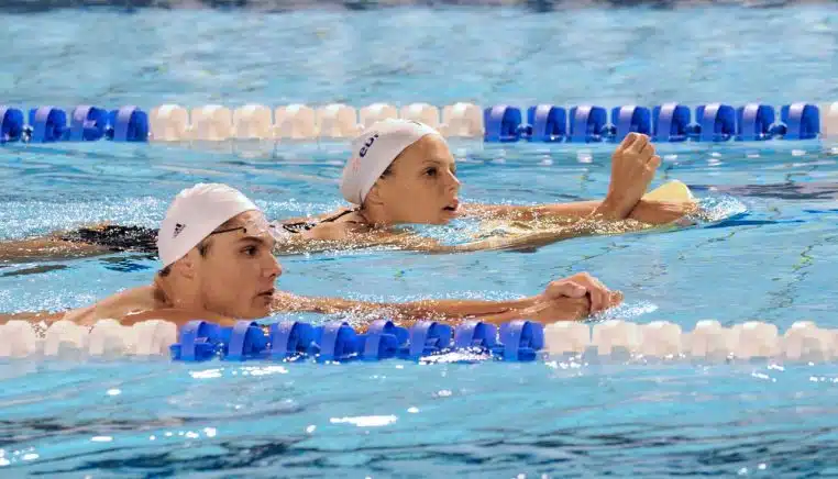 florent laure manaudou natation sport france frère soeur