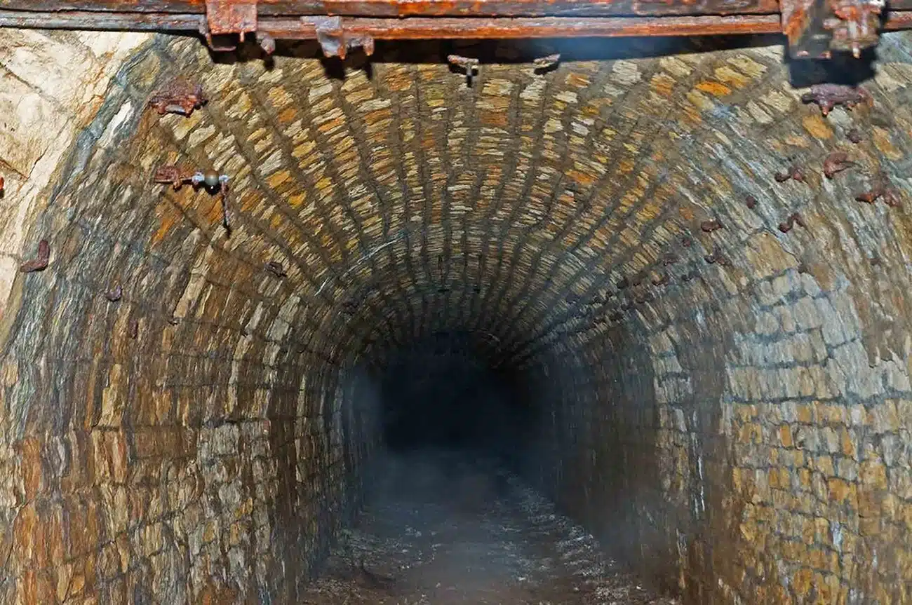 Effondrement d'une mine