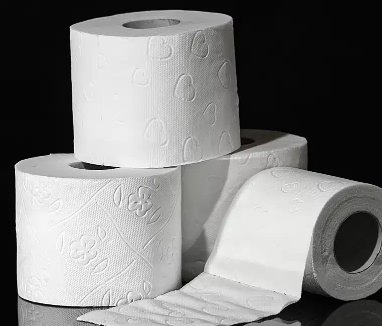 papier toilette position