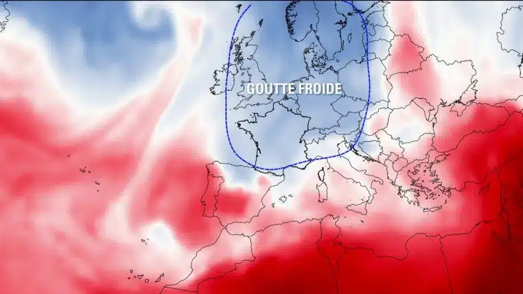 goutte froide france météo climat science 